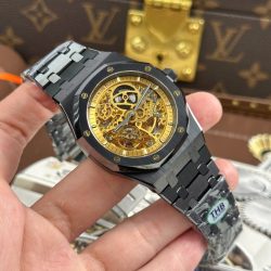Đồng Hồ Audemars Piguet Royal Oak 15416 Replica 11 Mặt Lộ Cơ Vỏ Gốm Đen Nhà Máy THB 41mm (2)