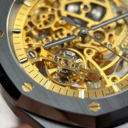 Đồng Hồ Audemars Piguet Royal Oak 15416 Replica 11 Mặt Lộ Cơ Vỏ Gốm Đen Nhà Máy THB 41mm (2)