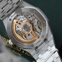 Đồng Hồ Audemars Piguet Royal Oak 15510ST Chế Tác Mặt Xanh Lá Cây Viền Đính Moissanite 41mm (2)