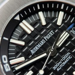 Đồng Hồ Audemars Piguet Royal Oak Offshore Diver 15710 Rep 11 Mặt Đen Dây Kim Loại Xưởng APS 42mm (2)