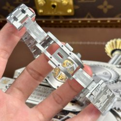 Đồng Hồ Audemars Piguet Royal Oak Openworked 15407 Replica 11 Mặt Lộ Cơ Màu Vàng Xưởng THB 41mm (2)