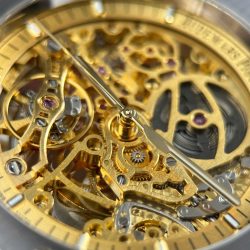 Đồng Hồ Audemars Piguet Royal Oak Openworked 15407 Replica 11 Mặt Lộ Cơ Màu Vàng Xưởng THB 41mm (2)