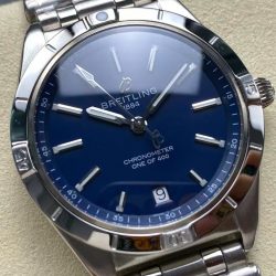 Đồng Hồ Breitling Chronomat Automatic A10380101C1A1 Replica 11 Mặt Xanh Dương Dây Kim Loại 36mm (9)