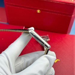 Đồng Hồ Cartier Tank Must Extra-Large Model Rep Cao Cấp Mặt Trắng Dây Da Xưởng AF 31x41mm (2)