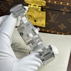 Đồng Hồ Cartier Tank Must Extra-Large Model Replica 11 Mặt Trắng Dây Kim Loại Xưởng AF 31x41mm (2)