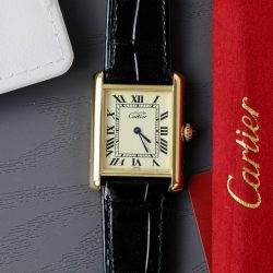 Đồng Hồ Cartier Tank Replica 11 Nữ Máy Pin Dây Da Nhà Máy AF 33,7×25,5mm (2)