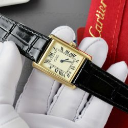 Đồng Hồ Cartier Tank Replica 11 Nữ Máy Pin Dây Da Nhà Máy AF 33,7×25,5mm (2)