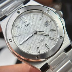 Đồng Hồ IWC Ingenieur Replica 11 Mặt Số Trắng Máy Thuỵ Sỹ Nhà Máy V7 40mm (2)