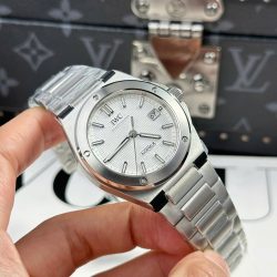 Đồng Hồ IWC Ingenieur Replica 11 Mặt Số Trắng Máy Thuỵ Sỹ Nhà Máy V7 40mm (2)
