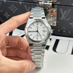 Đồng Hồ IWC Ingenieur Replica 11 Mặt Số Trắng Máy Thuỵ Sỹ Nhà Máy V7 40mm (2)