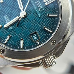 Đồng Hồ IWC Ingenieur Replica 11 Mặt Xanh Nhạt Máy Cơ Tự Động Xưởng V7 40mm (1)
