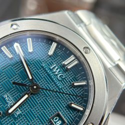 Đồng Hồ IWC Ingenieur Replica 11 Mặt Xanh Nhạt Máy Cơ Tự Động Xưởng V7 40mm (1)