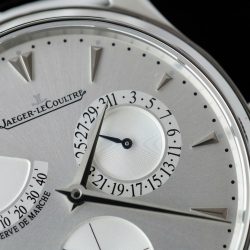 Đồng Hồ Jaeger LeCoultre Replica 11 Master Ultra Thin Power Reserve Mặt Bạc Dây Da Xưởng ZF 39mm (2)