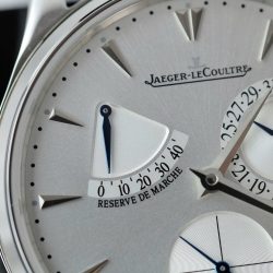 Đồng Hồ Jaeger LeCoultre Replica 11 Master Ultra Thin Power Reserve Mặt Bạc Dây Da Xưởng ZF 39mm (2)