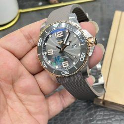 Đồng Hồ Longines HydroConquest Replica 11 Nam Mặt Số Xám Dây Cao Su Xưởng AF 43mm (1)