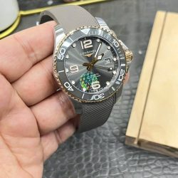Đồng Hồ Longines HydroConquest Replica 11 Nam Mặt Số Xám Dây Cao Su Xưởng AF 43mm (1)