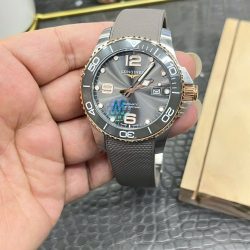 Đồng Hồ Longines HydroConquest Replica 11 Nam Mặt Số Xám Dây Cao Su Xưởng AF 43mm (1)