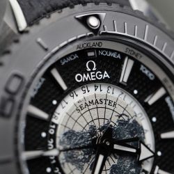 Đồng Hồ Omega Seamaster Planet Ocean Worldtimer Replica 11 Vỏ Gốm Đen Xưởng VS 45 (2)