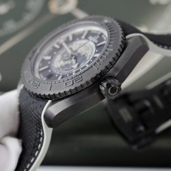 Đồng Hồ Omega Seamaster Planet Ocean Worldtimer Replica 11 Vỏ Gốm Đen Xưởng VS 45 (2)