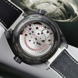 Đồng Hồ Omega Seamaster Planet Ocean Worldtimer Replica 11 Vỏ Gốm Đen Xưởng VS 45 (2)