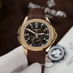 Đồng Hồ Patek Philippe Aquanaut 5164R Replica 11 Mặt Nâu Dây Cao Su Xưởng PPF 40 (2)