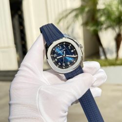 Đồng Hồ Patek Philippe Aquanaut 5168 Rep 11 Mặt Xanh Blue Máy Khắc Nhà Máy BBF 42,2mm (2)