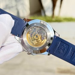 Đồng Hồ Patek Philippe Aquanaut 5168 Rep 11 Mặt Xanh Blue Máy Khắc Nhà Máy BBF 42,2mm (2)