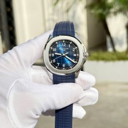 Đồng Hồ Patek Philippe Aquanaut 5168 Rep 11 Mặt Xanh Blue Máy Khắc Nhà Máy BBF 42,2mm (2)