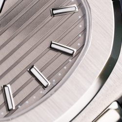 Đồng Hồ Patek Philippe Nautilus 5711 Replica 11 Mặt Xám Dây Da Tinh Chỉnh Xưởng BBF 40mm (2)