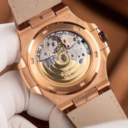 Đồng Hồ Patek Philippe Nautilus 5711R Chế Tác Mặt Xám Dây Da Máy Khắc Xưởng BBF 40mm (2)