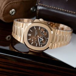 Đồng Hồ Patek Philippe Nautilus 5712R Chế Tác Mặt Nâu Lõi Máy Khắc Xưởng PPF 40mm (2)