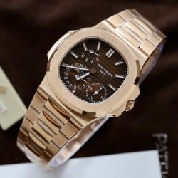 Đồng Hồ Patek Philippe Nautilus 5712R Chế Tác Mặt Nâu Lõi Máy Khắc Xưởng PPF 40mm (2)