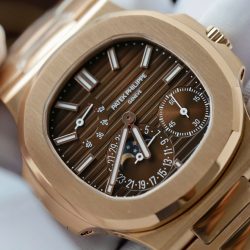 Đồng Hồ Patek Philippe Nautilus 5712R Chế Tác Mặt Nâu Lõi Máy Khắc Xưởng PPF 40mm (2)