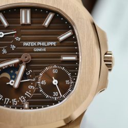 Đồng Hồ Patek Philippe Nautilus 5712R Chế Tác Mặt Nâu Lõi Máy Khắc Xưởng PPF 40mm (2)