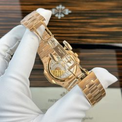 Đồng Hồ Patek Philippe Nautilus 5712R Rep 11 Mặt Xám Dây Kim Loại Máy Khắc Xưởng PPF 40mm (2)