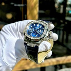 Đồng Hồ Patek Philippe Nautilus 5740G Rep 11 Cao Cấp Đính Đá Mặt Xanh Xưởng TWS 40mm (1)