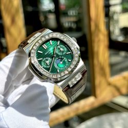 Đồng Hồ Patek Philippe Nautilus 5740G Rep 11 Cao Cấp Nhất Mặt Xanh Lá Xưởng TWS 40mm (9)