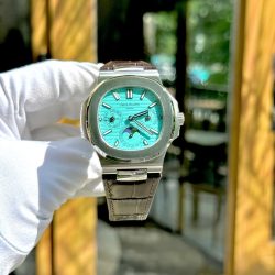 Đồng Hồ Patek Philippe Nautilus 5740G Rep 11 Cao Cấp Nhất Mặt Xanh Tiffany Xưởng TWS 40mm (8)