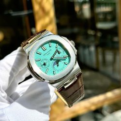 Đồng Hồ Patek Philippe Nautilus 5740G Rep 11 Cao Cấp Nhất Mặt Xanh Tiffany Xưởng TWS 40mm (8)