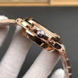 Đồng Hồ Patek Philippe Replica 11 Nautilus 5990 Mặt Xanh Dương Mạ Vàng Hồng 40 (1)