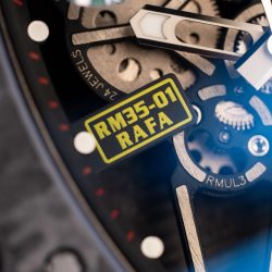 Đồng Hồ Richard Mille Chế Tác RM35-01 Rafael Nadal Màu Đỏ Vỏ Carbon NTPT Xưởng ZF 49,9x43mm (2)