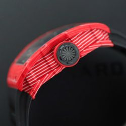 Đồng Hồ Richard Mille RM35-02 Replica 11 Vỏ Carbon Đỏ Dây Cao Su Đen 45mm (2)