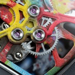 Đồng Hồ Richard Mille RM68-01 Cyril Kongo Replica 11 Vỏ Gốm Đen Dây Cao Su 45mm (2)