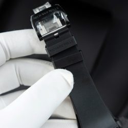 Đồng Hồ Richard Mille RM68-01 Cyril Kongo Replica 11 Vỏ Gốm Đen Dây Cao Su 45mm (2)