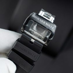 Đồng Hồ Richard Mille RM68-01 Cyril Kongo Replica 11 Vỏ Gốm Đen Dây Cao Su 45mm (2)