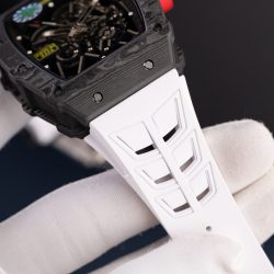 Đồng Hồ Richard Mille Rep 11 RM35-01 Rafael Nadal Vỏ Carbon NTPT Dây Cao Su Trắng Xưởng ZF 49,9x43mm (2)