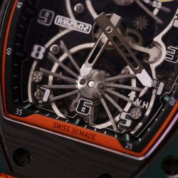 Đồng Hồ Richard Mille Replica 11 RM21-02 Tourbillon Aerodyne Green TPT Nhà Máy RM 43mm (2)