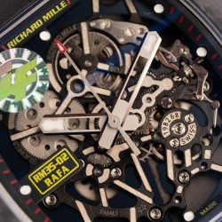 Đồng Hồ Richard Mille Rm35-02 Màu Đen Chế Tác Vỏ Carbon Siêu Nhẹ Xưởng ZF 44mm (1)