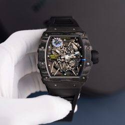Đồng Hồ Richard Mille Rm35-02 Màu Đen Chế Tác Vỏ Carbon Siêu Nhẹ Xưởng ZF 44mm (1)