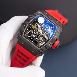 Đồng Hồ Richard Mille Rm35-02 Màu Đỏ Rep Cao Cấp Vỏ Carbon Siêu Nhẹ Nhà Máy ZF 44mm (1)